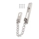 thumbnail image 1 of Cerradura de cadena antirrobo duradera de acero inoxidable, protección de seguridad para puertas interiores de casas y hoteles (n.° 2), 1 of 13