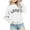 White 03, variant on Girls Sweatshirts Love Heart Letter Print Cotton Drop Shoulder Long Sleeve Crewneck Pullover Kids Valentines Tops (1 Years, White 03)