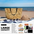 thumbnail image 5 of Xecao Old Vintage Map Of Sea for versatile beach bag for women includes zipper pockets and waterproof material, ideal for vacations and adventures., 5 of 7