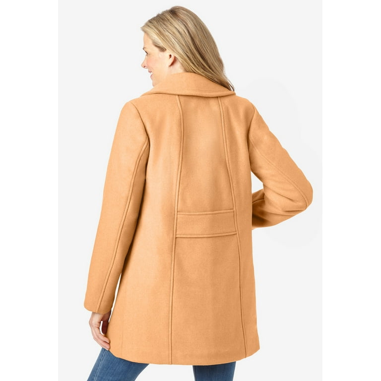 Woman within top trench coat