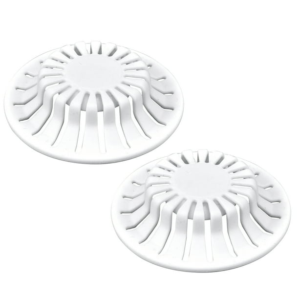 Danco Universal Bathroom Sink Suction Cup Hair Catcher Strainer, White