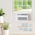 thumbnail image 6 of Keystone New 24,000 BTU 1500 Sq Ft Inverter Window Air Conditioner, White, 6 of 18