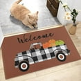 thumbnail image 3 of Fall Thanksgiving Decorative Front Door Mat 30x17 Inch,Welcome Truck Pumpkin Anti-Slip Door Mat, Front Door Welcome Mat,Indoor/Outdoor Decorative Doorway Rugs for Autumn Thanksgiving Decor, 3 of 5
