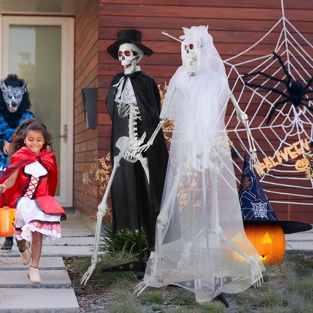 Costume de squelette sombre avec capuche pour garçon