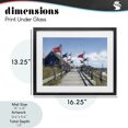 thumbnail image 4 of Stupell Industries Coastal Summer Boardwalk Stroll Black Framed Print Under Glass, 16 x 13, by Franklyn Gregory, 4 of 8