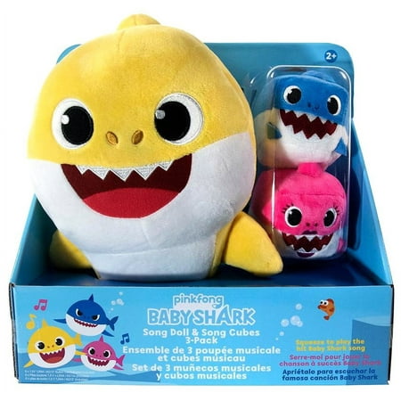 WowWee Soft Child Stuffed Animals & Plush Toys, PP Cotton Multicolor Baby Shark