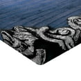 thumbnail image 2 of Ambesonne Victorian Fitted Sheet 2 Pcs Set, Gothic Iron Ornament, Twin XL, Dark Blue Grey, 2 of 3