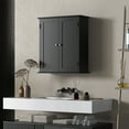 thumbnail image 2 of HOMCOM 3-Tier Space Saver Medicine Cabinet with Adjustable Shelf, 2 of 10