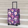 thumbnail image 5 of Travel Luggage Cover Protector - cute rainbow mushroom Skull Anti-Scratch Suitcase Covers Fits 18-32 Inch Luggage, 5 of 5