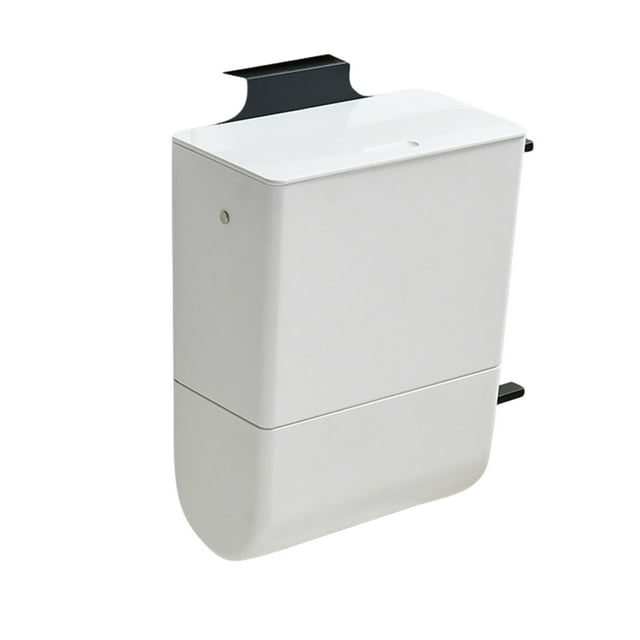 GUOOL Wall Mounted Trash Can with Lid Garbage Can Under Sink for Kitchen Kitchen Waste 25.2x13.2x32.5cm