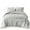 Silver, variant on Gracie Mills Crushed Velvet Reversible Comforter Set Luxe Twin GRACE-15542