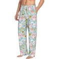 thumbnail image 2 of Xecao Love You Rabbit Men's Straight Lounge Pajama Pants: The Ultimate in Comfortable Sleepwear, 2 of 9