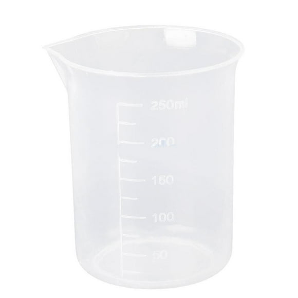 ENJOYW Measuring Cup Transparent Corrosion Resistant Polypropylene Numeric Graduations Beaker for Home Beaker PlasticCapac