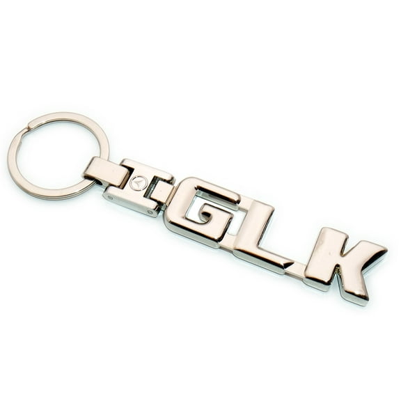 3D GLK Letter Logo Alloy Car Keychain Ring Decoration Gift Emblem AMG Sport