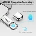 thumbnail image 2 of EAGET FU60 32GB USB3.0 Metal Fingerprint Encryption U Disk High-speed USB Flash Drive Accurate Recognition, 2 of 8