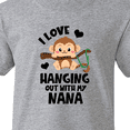 thumbnail image 4 of Inktastic Monkey I Love Hanging out with My Nana Youth T-Shirt, 4 of 5