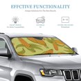 thumbnail image 3 of Kdxio Corn Print Windshield Sun Shade, Foldable Sun Blocker for Car,Truck,SUV Automotive Interior Sun Protection,Reflective Shade for Front Windshield(Medium), 3 of 7