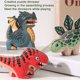 thumbnail image 1 of Gwong Juguete 1 Set 3D Puzzle Educational Cerebro Teaser DIY Dibujos animados Animal Dinosaurios Aprendizaje Jigsaw Game Juguete para niños Gwong 30013174, 1 of 6