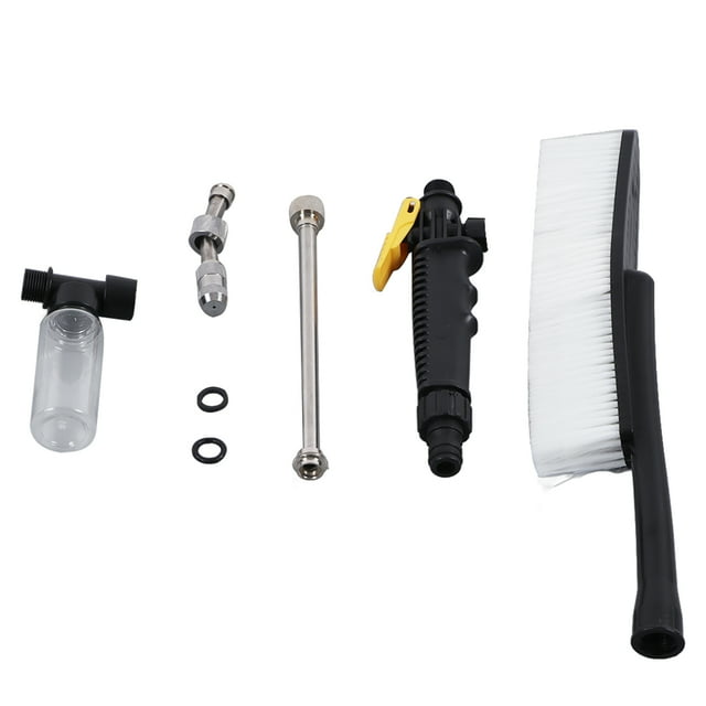 High Pressure Power Washer Wand, Adjustable Nozzle Flexible Watering High Pressure Hose Nozzle Free Assembly G3/4 Simple for Car