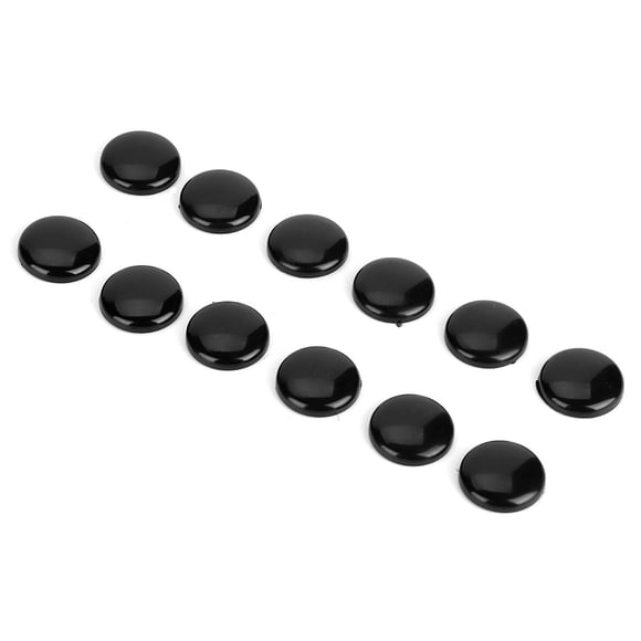 CAR 12 PPCS Negro Universal Torny Protecter Protector Protector Accesorios decorativos decorativos