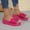 Hot Pink, variant on Eltusu Women Slide Sandals, No Slip Fashion Soft Bottom Open Toe Summer Wedge Shoes Hot Pink Size 7