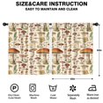 thumbnail image 2 of Blackout Kids Curtains,Colorful Mushroom Botanical Beige Pattern Childrens Insulated Curtains Set Of 2,Bedroom Essentials,Toddler Room Decor 52"x63", 2 of 5