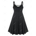 thumbnail image 2 of Vestido Sin Manga con Bordado de Flores en Talla Extra Rosegal Vestidos casuales de talla grande, 2 of 5