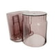 thumbnail image 5 of Portacepillos y pasta de dientes con vaso de enjuague Organización y almacenamiento Fácil de Rosa, 5 of 9
