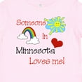 thumbnail image 4 of Inktastic Someone in Minnesota Loves Me Boys or Girls Baby T-Shirt, 4 of 5