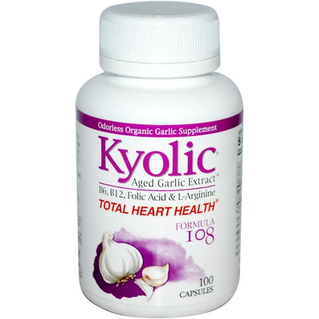 Kyolic Extrait d'ail vieilli total Coeur Santé Capsules, 100 CT