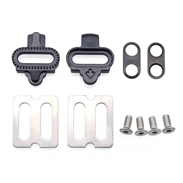 De Placa De Pedal De Bloqueo De Bicicleta, Placa De Pedal Sin Clip Para Spd Mtb, Piezas De Bicicleta Para Montar Al Aire Libre Moyic OD008378-00