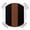 Brown, variant on Dark Green Ombre Stripe Round Tablecloth for 36-44 Inch Tables, Fitted Table Cover with Elastic Edge, Farmhouse Simple Striped Waterproof Outdoor Table Cloth Protector for Patio Garden Dinner Picnic