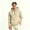 Beige, variant on ClodeEU Men's Quarter Zip Drawstring Hoodie with Pocket, Lightweight Fleece Half Zip Hooded Long Sleeve Sweatshirt, Size S-4XL