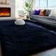 thumbnail image 4 of Alfombra PAGISOFE, azul marino, 122 x 183 cm, mullida y antideslizante, 4 of 8