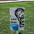 thumbnail image 5 of I Saw It Dog Poop Sign With Bag Holder Funny Pet Waste Warning Yard Insert Sign For Responsible Owners, 5 of 7