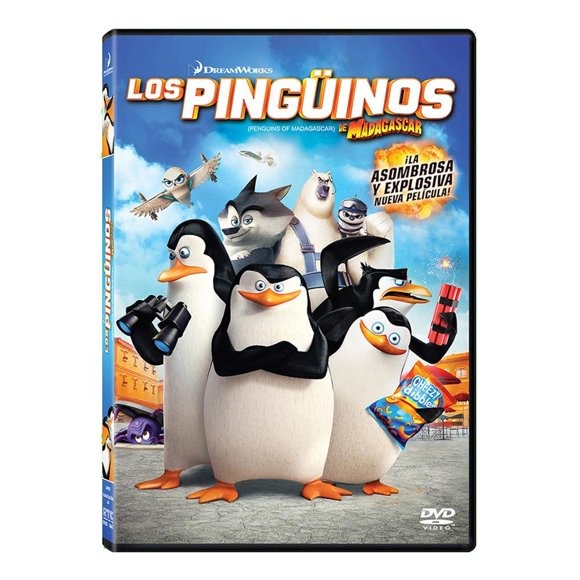 Los Pinguinos De Madagascar Dreamworks Pelicula Dvd Fox DVD