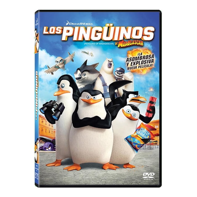 Los Pinguinos De Madagascar Dreamworks Pelicula Dvd Fox DVD