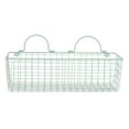 thumbnail image 3 of Assorted Aqua Blue Wire Wall Basket (Set of 2) 11.8x5.5x4 and 17.7x6.7x5.1, 3 of 7