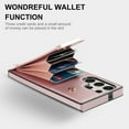 thumbnail image 6 of ELEHOLD Leather Wallet Case for Samsung Galaxy S20 Ultra,Premium Leather Material with Organ Card Slots Holders Full Body Protection Shockproof Anti-Fingerprint Purse Case,Rosegold, 6 of 7