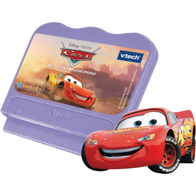 Disney Pixar CARS Lightning Mqueen 4-6 Boy VTECH VSmile Vmotion Game Cartridge 