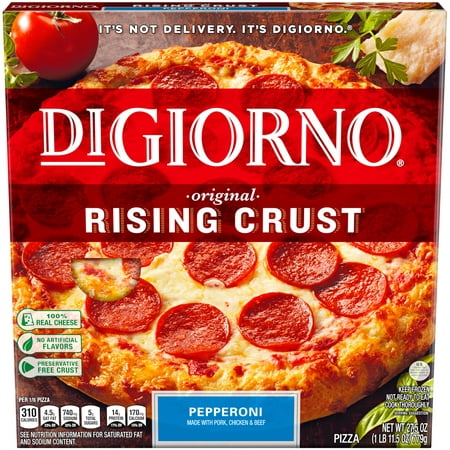 DIGIORNO Original Rising Crust Pepperoni Frozen Pizza 27.5 oz. Box