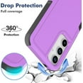 thumbnail image 2 of KOMI for Samsung Galaxy S25 Plus Case with HD Screen Protector, 10 FT Military Grade Drop Protection, Anti-Slip Phone Case, Purple, 2 of 5