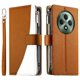 thumbnail image 2 of Funda cartera GANGXUN para OPPO Reno 12F , cuero PU con tarjetero, cremallera, correa de mano, soporte y protección 668°, 2 of 6
