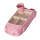 thumbnail image 1 of Juego de vajilla con forma de coche para la cocina y la mesa del comedor. Bandeja de plástico con fibra para niños y niñas, con platos, cubiertos y vaso de agua separados, 1 of 7