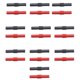 thumbnail image 1 of 20Pcs 4mm Banana Plug Coupler Female to Female Insulated Banana Socket Connector for Multimeter Speaker Test Leads, 1 of 4