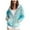Blue, variant on Quealent Zip Up Hoodies for Women Fall Trendy Plus Size Hooded Sweatshirt Clearance 2025 Full Zip Tie-dye Jacket Lightweight Workout Sweatshirts Coats Blue,Size 4XL