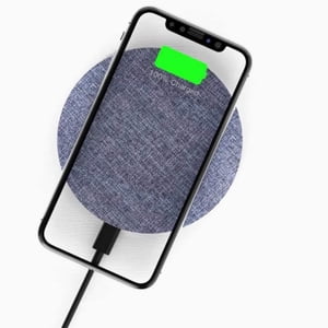 Devia Chargeur sans fil ultra-mince UFO Series ⚡15W Puissance, 15W/10W/7.5W Chargeur sans fil rapide. (AC Adaptateur non inclus)