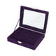 thumbnail image 2 of Guardurnaity Caja de presentación de joyería portátil para mujer, organizador de gran capacidad, anillo, pendientes, estuche protector de joyas Ropa, zapatos y accesorios Miscelánea Púrpura, 2 of 6