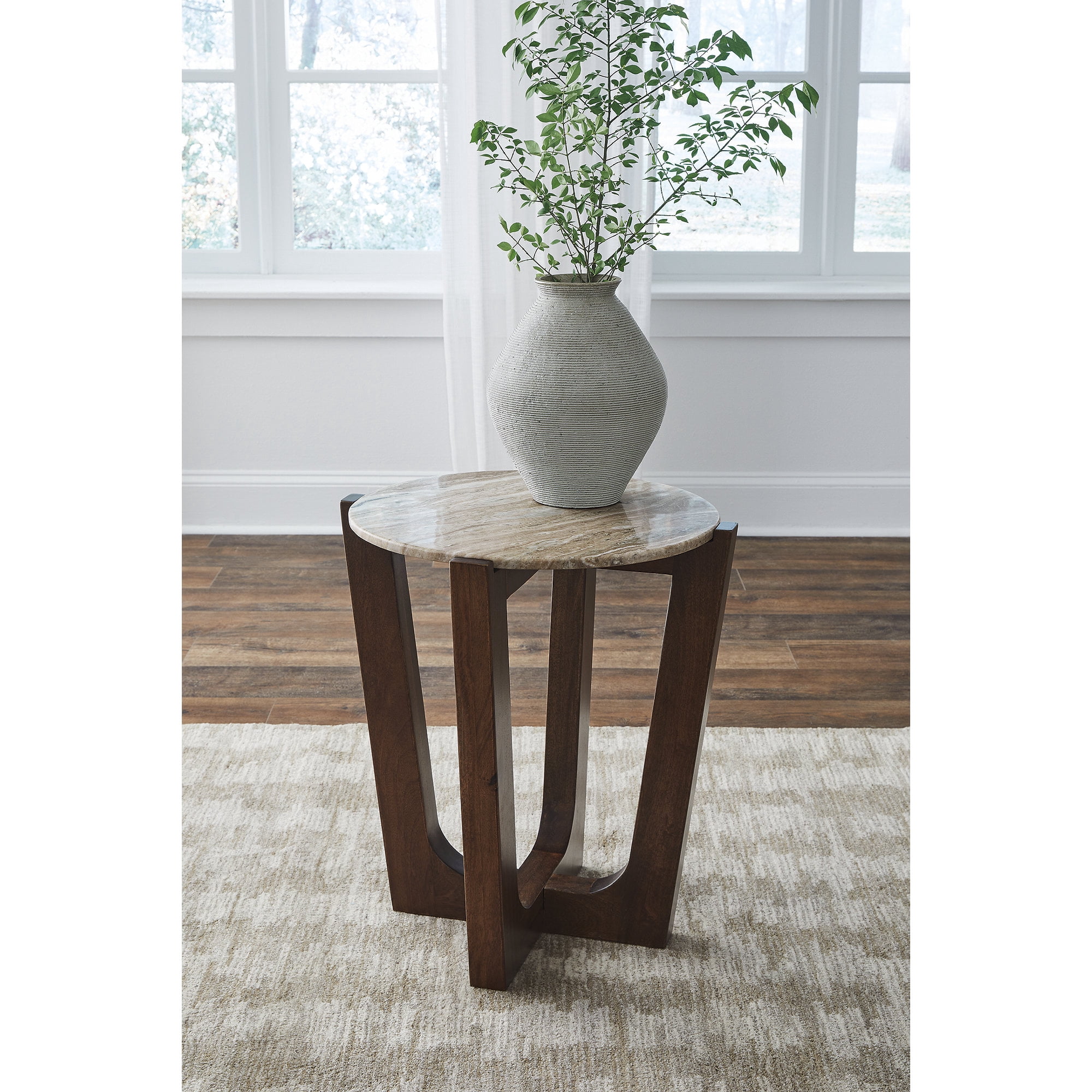 Signature Design by Ashley Tanidore End Table, Warm Brown