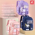thumbnail image 3 of UISN #B390 School Backpack Spine Protection Load Reduction Waterproof Backpack for Grades 1-6, 3 of 5